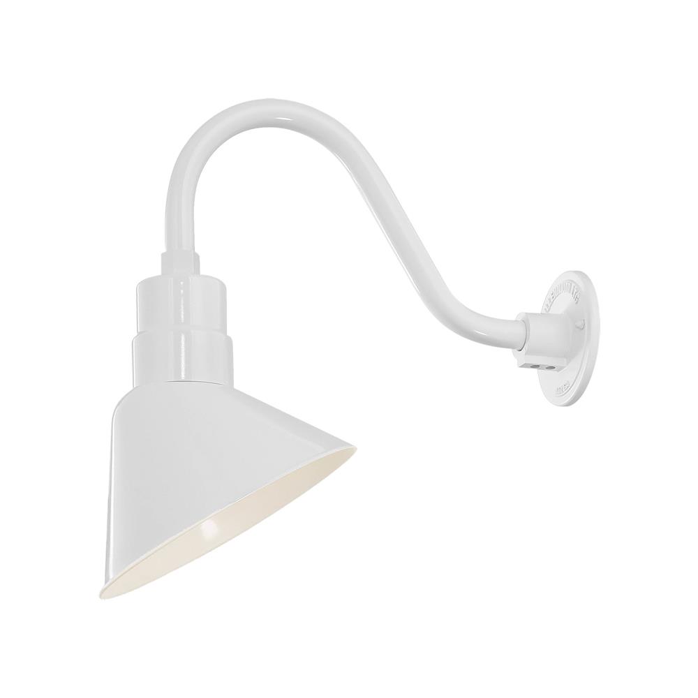 Millennium Lighting RAS10-WH R Series Angle Shade in White